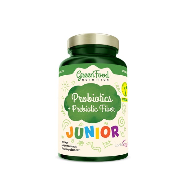 GreenFood Nutrition Junior Probiotika + Präbiotika 90 St