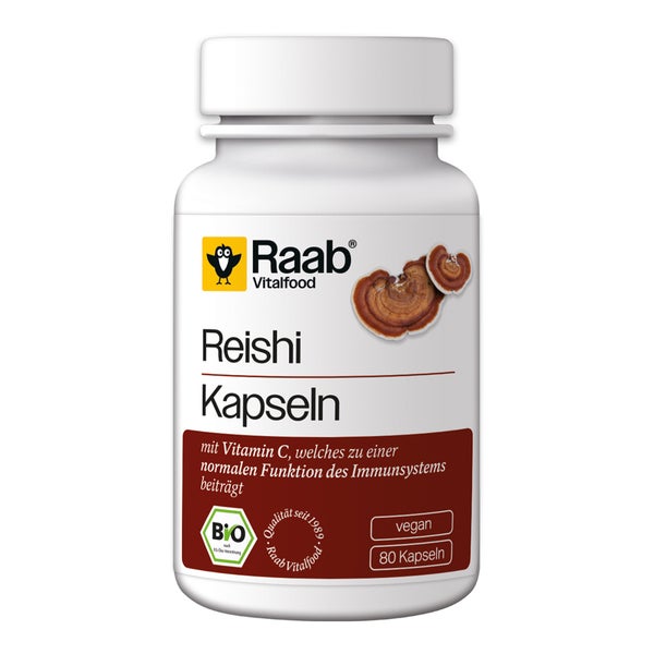 Raab Vitalfood Reishi Bio Kapseln 80 St