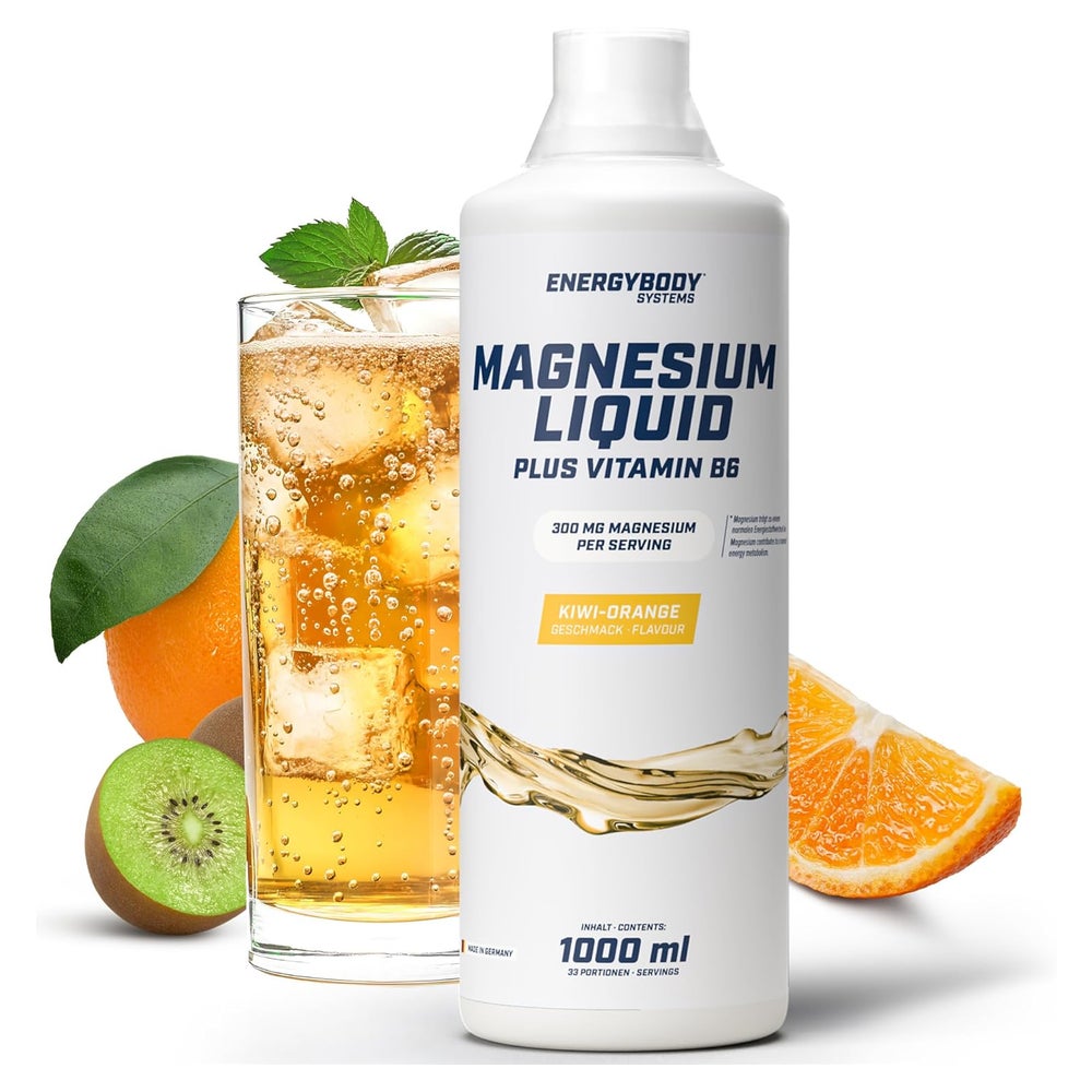 Energybody Systems Magnesium Liquid Plus Vitamin B6 Kiwi 1000 ml