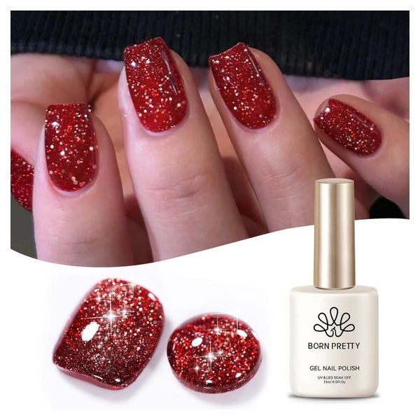 Nagellack UV Gel Soakoff LED Manicure Lacquer Varnish Rot Gl 1 St