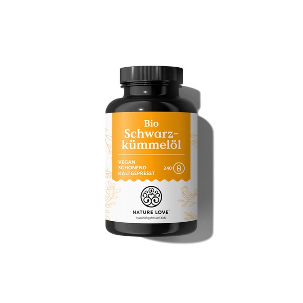 Schwarzkümmelöl Bio 240 Kapseln Nature Love  St