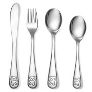 4er Set Kinderbesteck Edelstahl Löffel Gabel 1 St