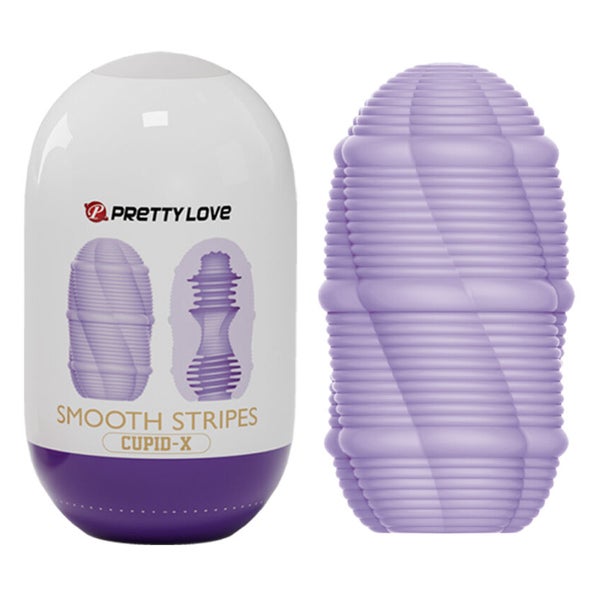 Pretty Love - Glattes Streifen-cupid-masturbator-ei 1 St