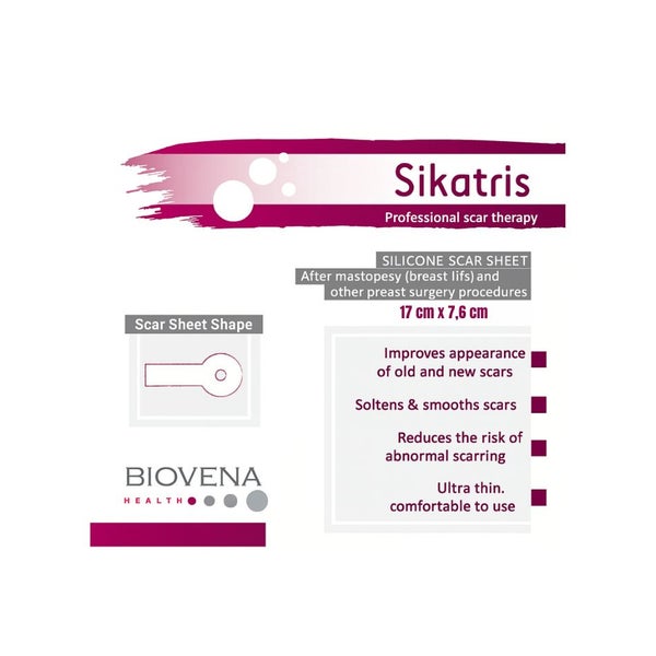Biovena Health Sikatris – Silikonpflaster Erscheinungsbild 5 St