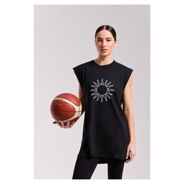 OLIVIA KLEID DAMEN - 100% BAUMWOLLE MIT SONNEN-PRINT ONAMASTE 1 St