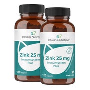 Sparset Zink 25mg Immuns.Plus 2X120 St