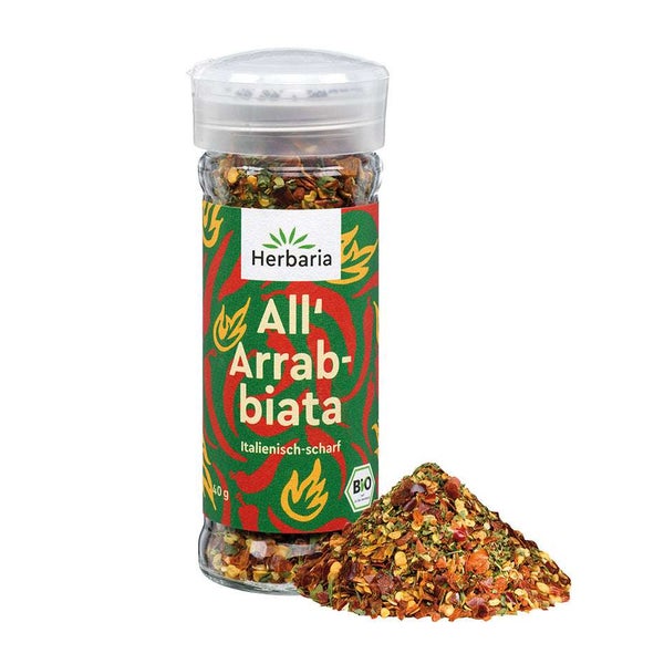 Herbaria All’ Arrabbiata Gewürzmischung Bio 40 g