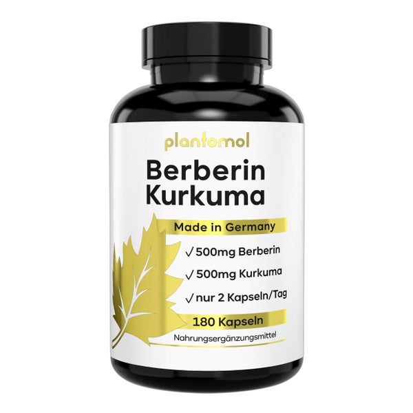 plantomol® Berberin Kurkuma - Blutzucker Kapseln mit Chrom