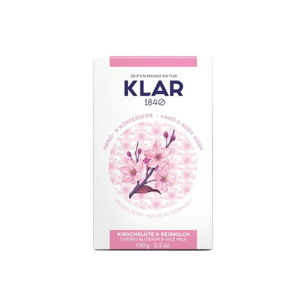 Klar Seifen Hand- und Körperseife Kirschblüte & Reismilch 100 g 100 g