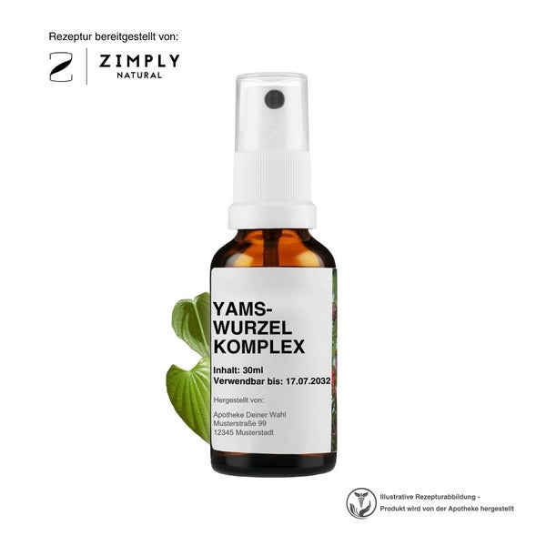 Zimply Natural YAMSWURZEL KOMPLEX - Pflanzbasierte Rezeptur 30 ml