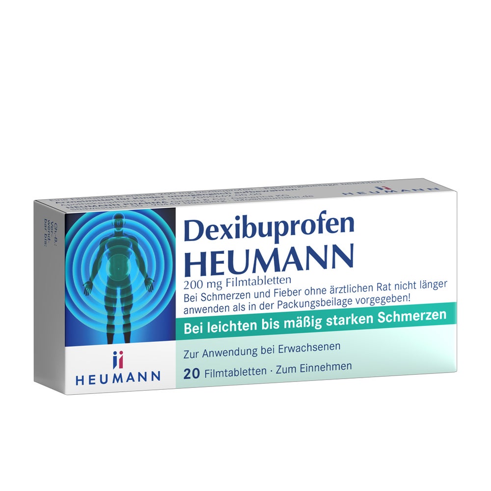 Dexibuprofen Heumann 200 Mg Filmtabletten 20 St
