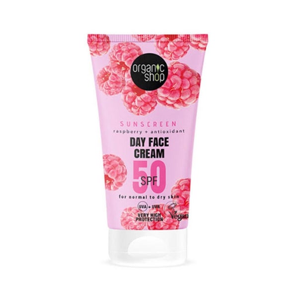 Organic Shop Raspberry Crema Facial De Dia Spf50 50ml 0,05 l