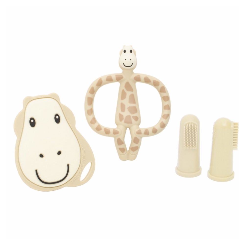 Matchstick Monkey Beißring / Zahnungshilfe / Beißspielzeug für wundes Zahnfleisch Starter Set 1 St