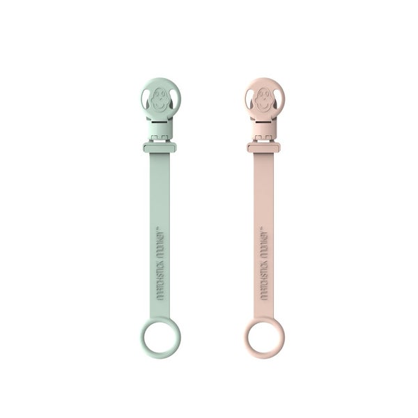 Matchstick Monkey Schnullerkette / Schnullerclip / Beißringclip Silikon 19cm 2 St