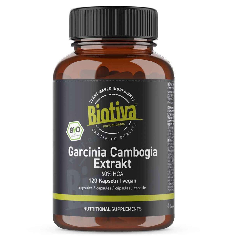 Biotiva Garcinia Cambogia Extrakt Kapseln Bio 72 g