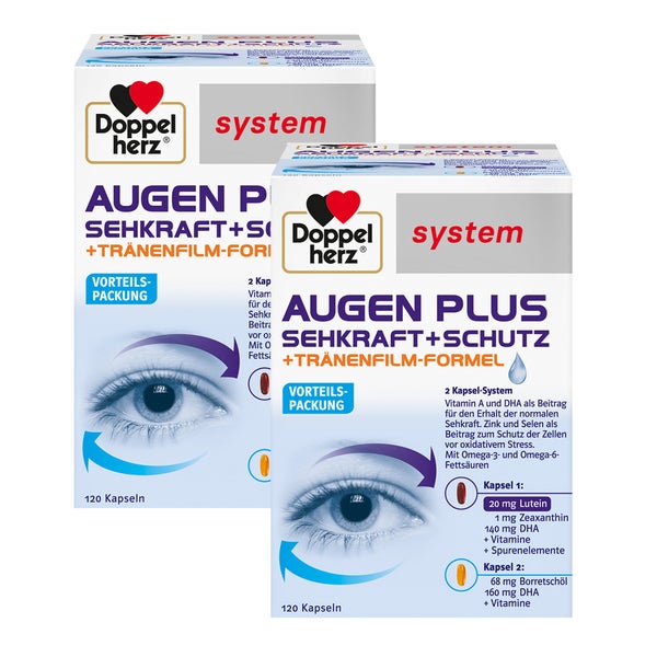 Doppelpack Doppelherz system Augen Plus 2X120 St