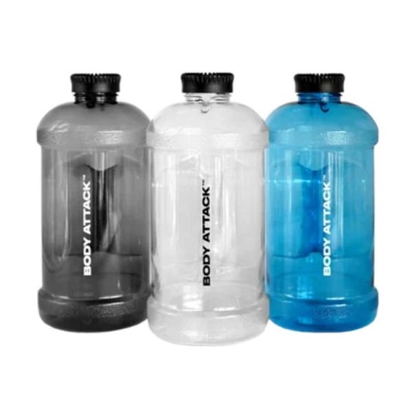 Body Attack Trinkgallone Black Smoke Transparent 2.2 l