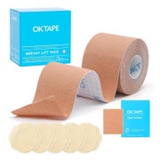 OK TAPE Klebe BH Push Up für Große Brust, Rückenfrei, Trägerlos, Unsichtbar mit