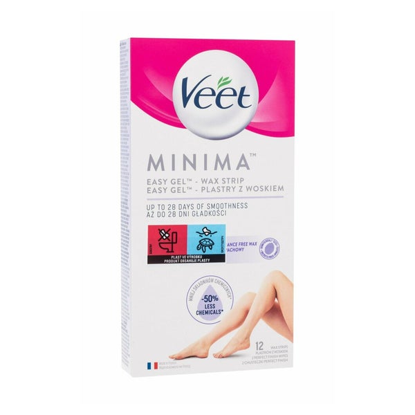 VEET Minima Easy Gel Wachs Klebestreifen 12 Stk.