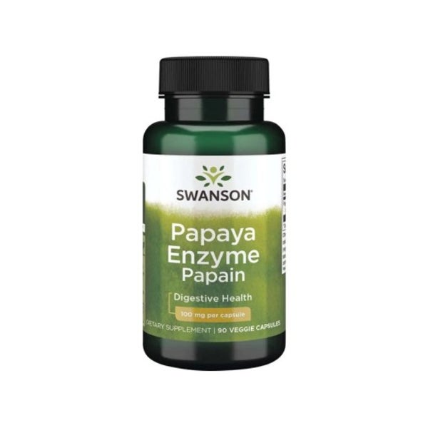 Papaya Enzym Papain 100 mg, Kapseln 90 St