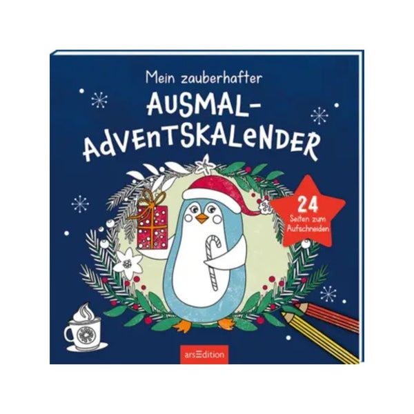 arsEdition Mein zauberhafter Ausmal-Adventskalender