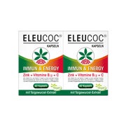 Produktabbildung: Eleucoc Immun & Energy Kapseln 2X60 St
