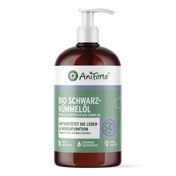 AniForte Bio Ägyptisches Schwarzkümmelöl 500 ml