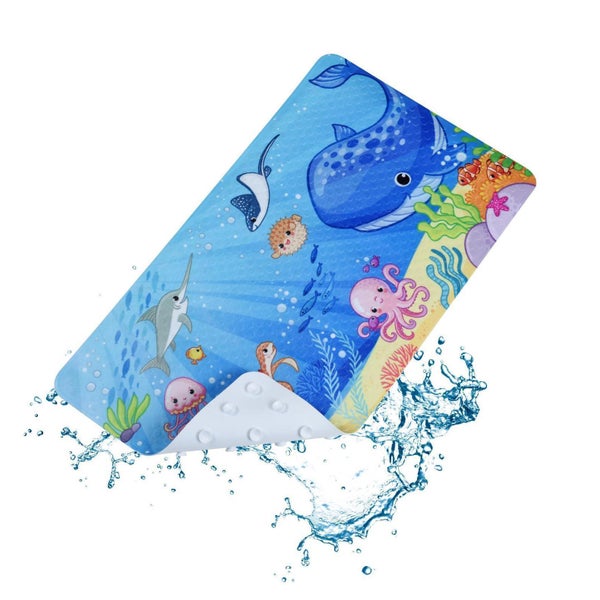 Badewannenmatte rutschfest Kinder 40x70 cm Saugnäpfen Cartoo 1 St