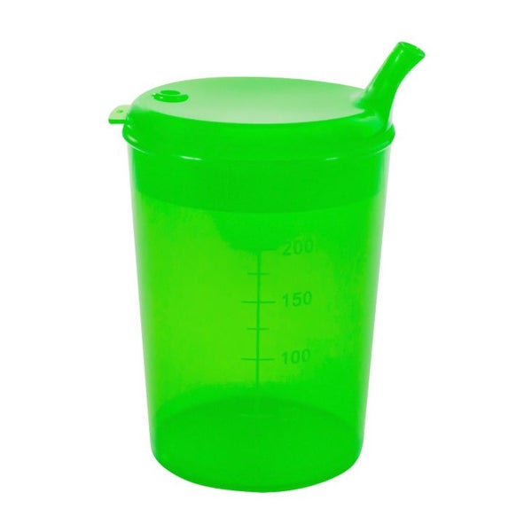Medi-Inn Schnabelbecher Trinkbecher 250 ml Öffnung 4x4 mm grün 1 St