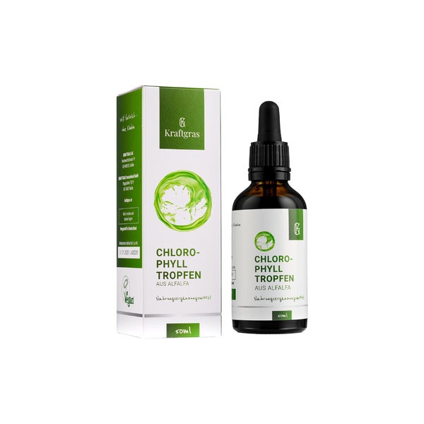 Kraftgras Chlorophylltropfen aus Alfalfa 50 ml
