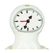 Scherzkondom «Uhr» – Hingucker für Geburtstage und Feiern! (1 Stück) 1 St