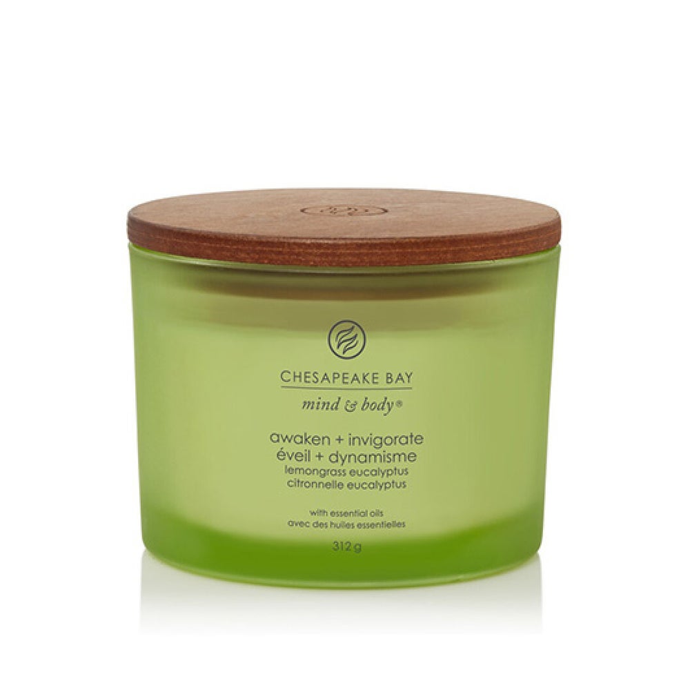 Chesapeake Bay Awaken + Invigorate Duftkerze mit 3 Dochten 312 g 0,312 kg