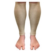 wobera ANGORA Wadenwärmer 45% Angora (Gr. L/XL, beige) 1 Set