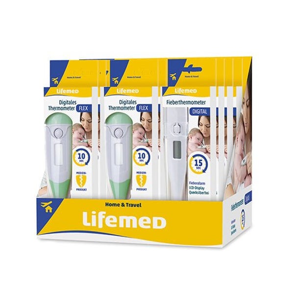 Lifemed Fieber-Thermometer-Mischdisplay 1 St