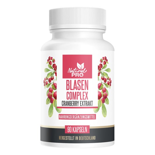 Natural Pro | Blasen Complex | hochdosiert 1500mg Cranberry 90 St