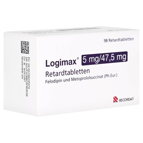 Logimax 5 Mg/47,5 Mg Retardtabletten 98 St