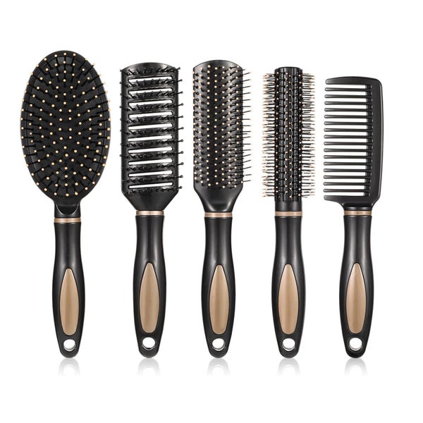 5 Stück Haarbürste Set Massage Borsten Kamm Anti-Statik Hair 1 St