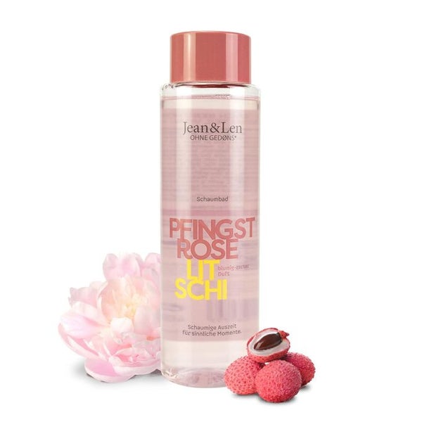 Jean & Len Schaumbad Pfingsrose & Litschi 400 ml