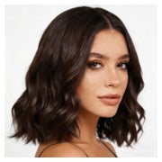Perücke Damen kurzer Bob 35 cm Mittelscheitel Lace Front dun 1 St
