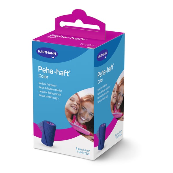 Peha-haft Easy Fixierbinde 8 Cmx4 M Blau 1 St