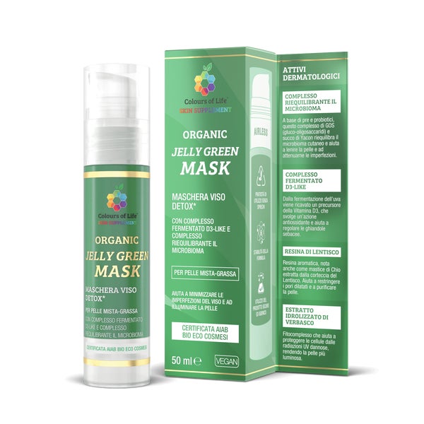 Colours Of Life Organic jelly green mask 50 ml