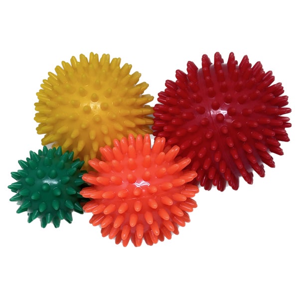 Igelball-Set 4 | Grün, Rot, Gelb, Orange 4 St 4 St