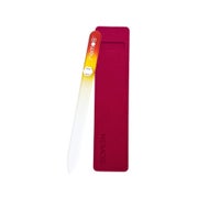Glasnagelfeile 14 cm beidseitig rot-orange 1 St