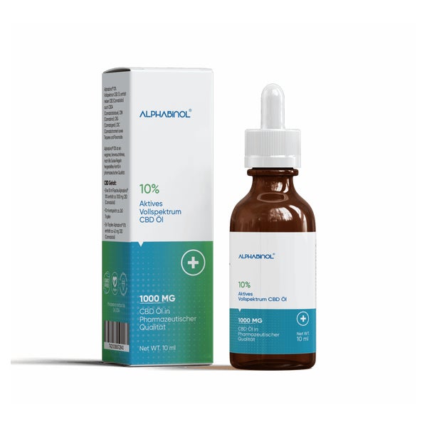 ALPHABINOL® 10% 1000 mg Premium Vollspektrum Öl 10 ml 10 ml