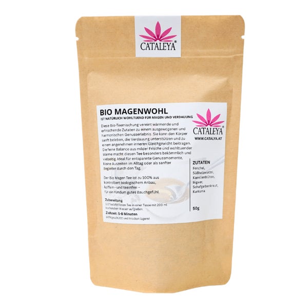 CATALEYA Bio Magenwohl Tee Kamille, Fenchel & Ingwer 50 g