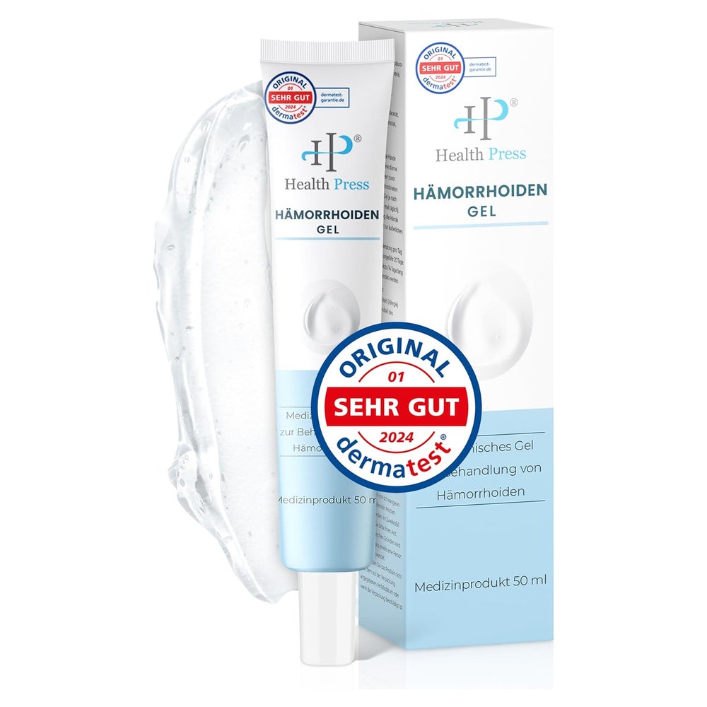 Health Press® Hämorrhoiden Salbe – 50 ml Hämorrhoiden Gel 50 ml