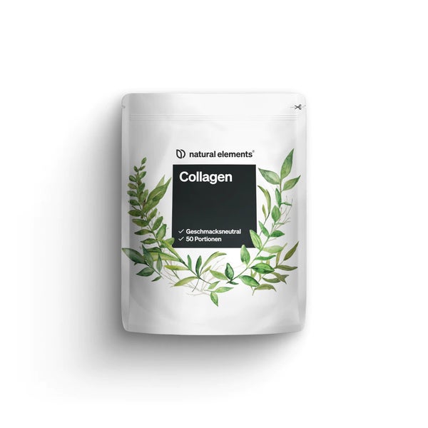 Collagen Pulver 500 g – Kollagen Hydrolysat Peptide – Kollagen Typ 1 und 3 – perfekte Löslichkeit, natürlicher Geschmack ohne Aromen – laborgeprüft und in Deutschland produziert 500 g