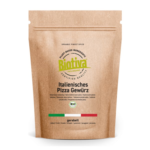 Biotiva Pizza Gewürzmischung gerebelt Bio 250 g