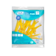 Produktabbildung: 20-Pack TePe Angle Interdentalbürste Gelb 0,7 mm ISO 4 20 St