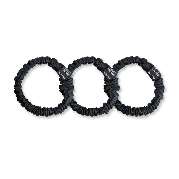 DOUX Set 3 Scrunchies S aus Seide 3 St